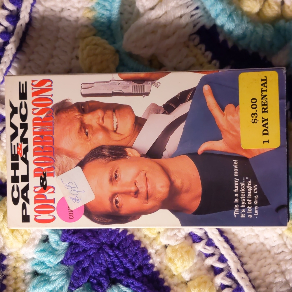 Chevy Chase Cops & Roberson's VHS Movie